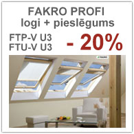 FAKRO profi jumta logi
