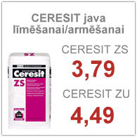 ceresit līmē&scaron;anas java siltumizolācijas plāksnēm