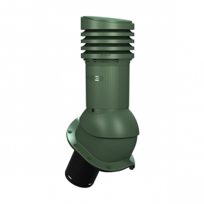 PERFEKTA EVO ventilācijas izvads D150, Neizolēts - Zaļš