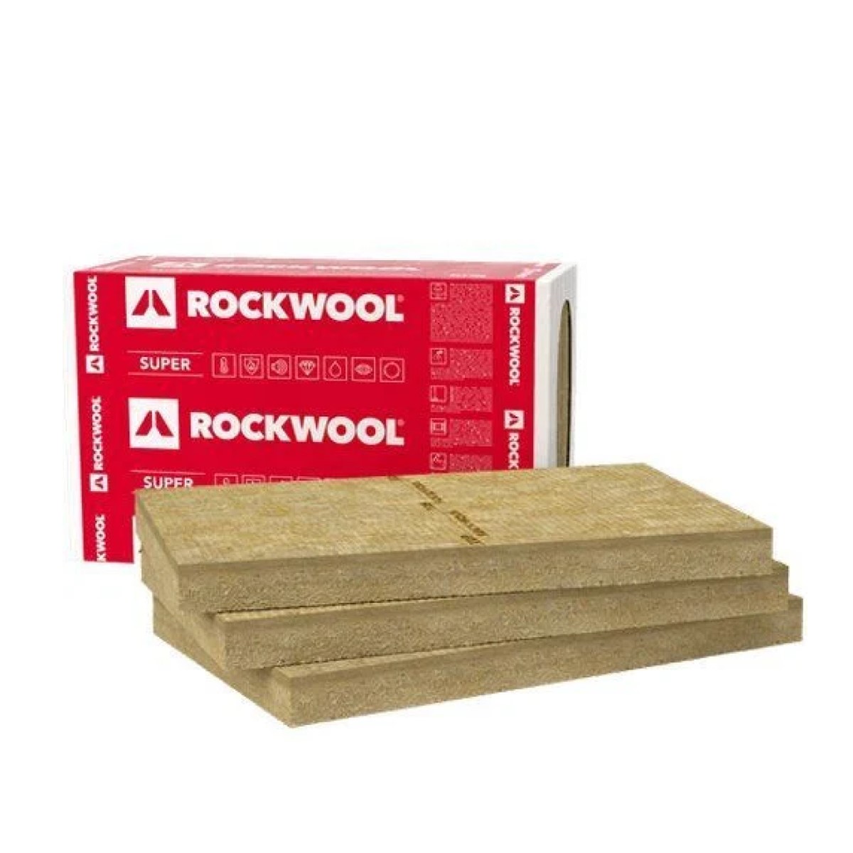 Rockwool Steprock Super Ugunsdrošas grīdas akmens vates plāksnes