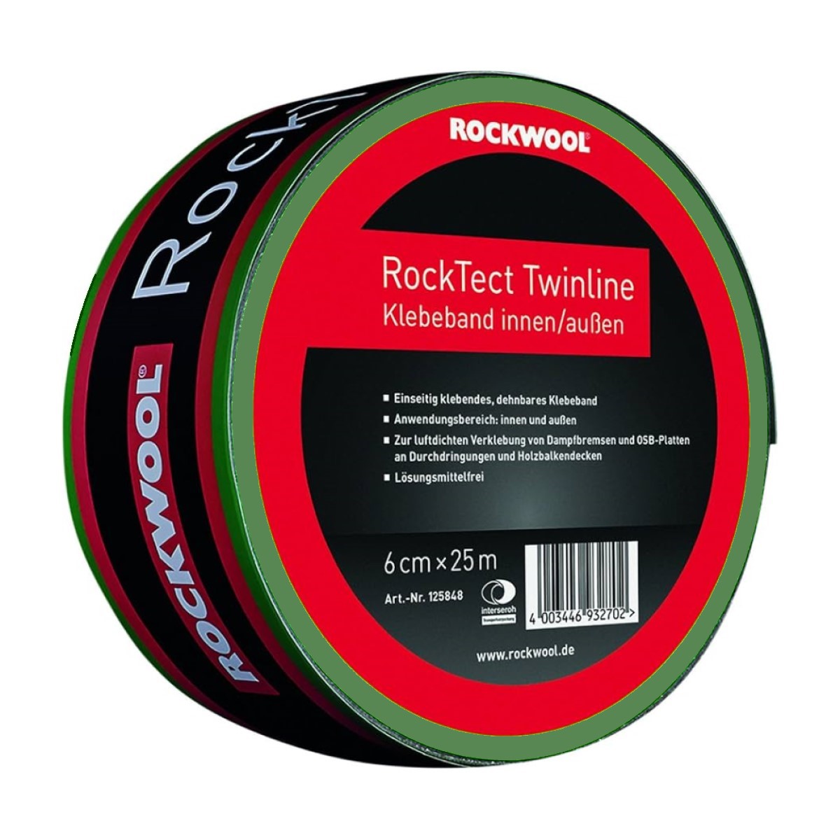 Rockwool RockTect Twinline Vienpusēja līmlente šuvju hermetizēšanai starp vēja izolācijas plātnēm