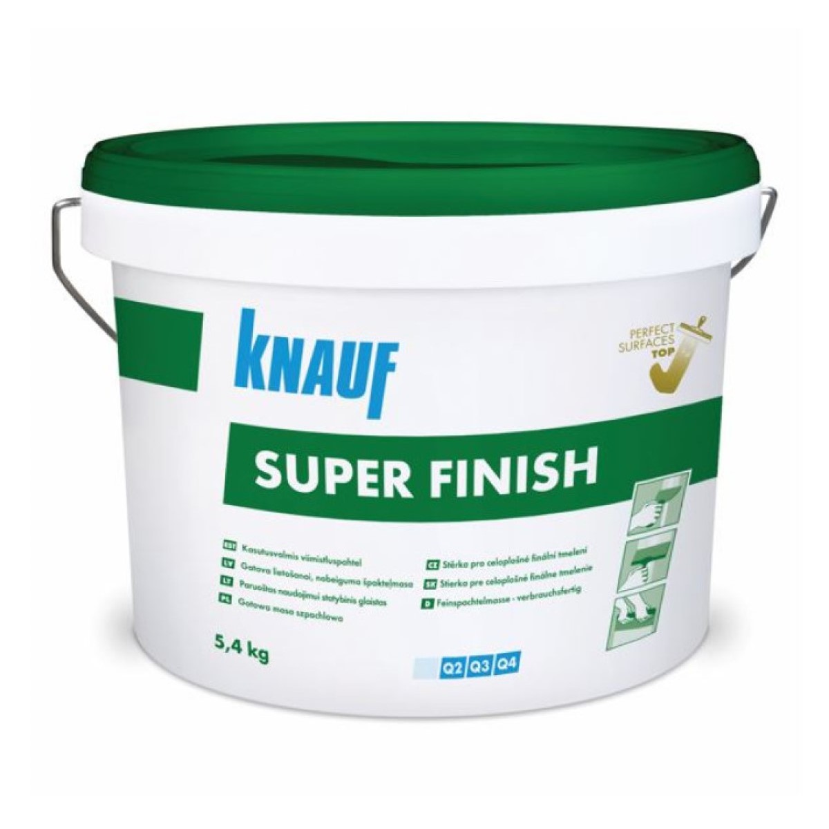 Knauf Super Finish gatavā universāla špaktele (Zaļa), 5.4kg