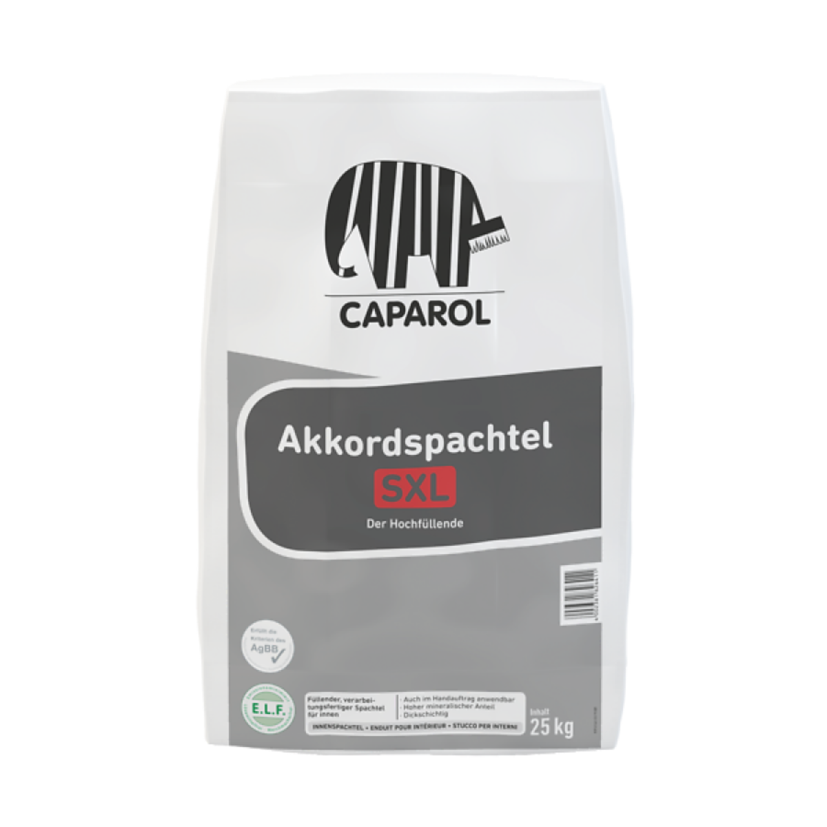 Caparol Akkordspachtel SXL Sack Izsmidzināšanai gatava špakteles masa