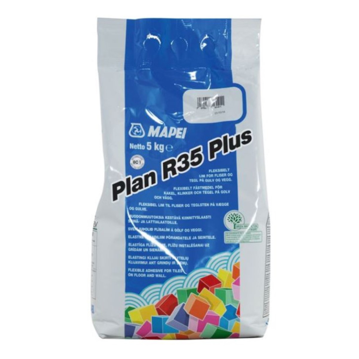 Mapei Plan R 35 Plus Smalkas frakcijas java iekštelpu grīdu un sienu izlīdzināšanai  no 0 - 50 mm, 5 kg