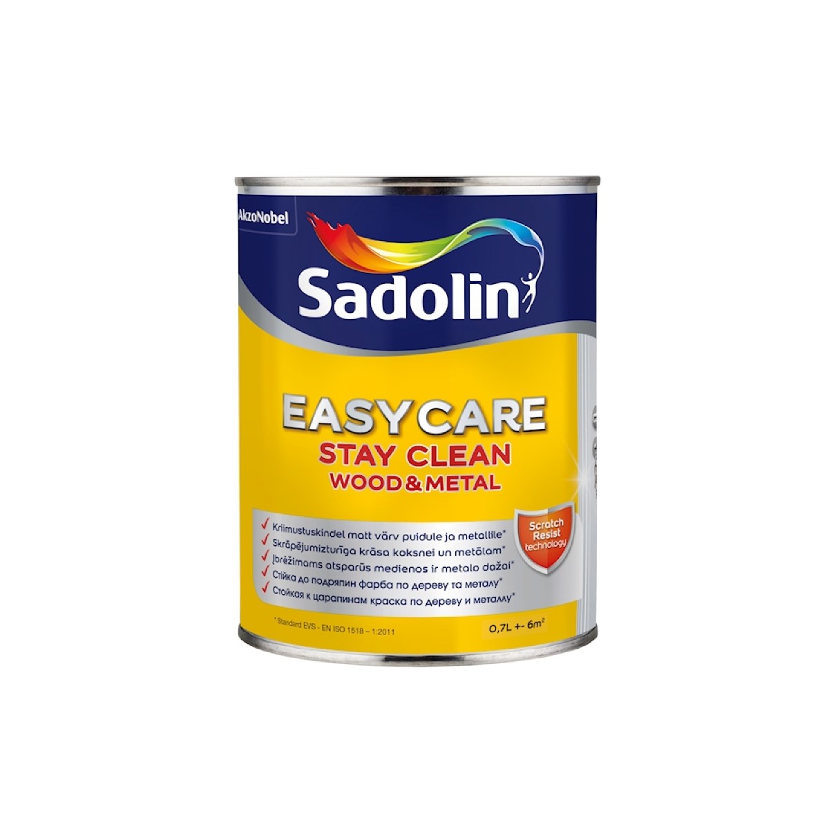 Sadolin Easycare Wood & Metal Krāsa koka un metāla virsmām 0.7L