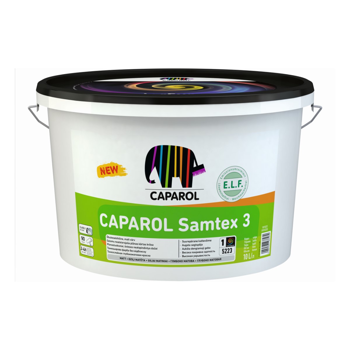 Caparol Samtex 3 NEW Dziļi matēta krāsa iekšdarbiem