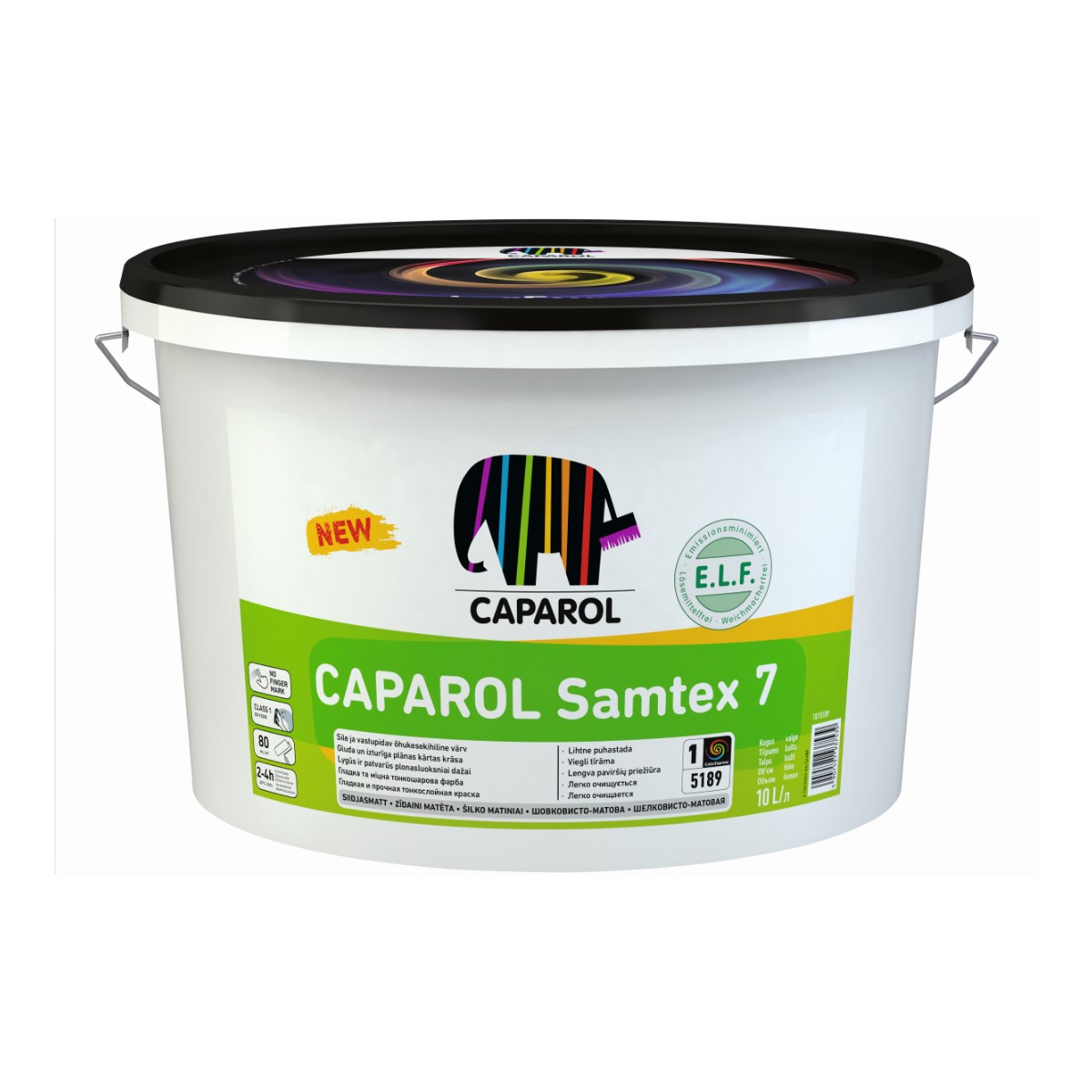 Caparol Samtex 7 NEW Zīdaini matēta krāsa iekšdarbiem