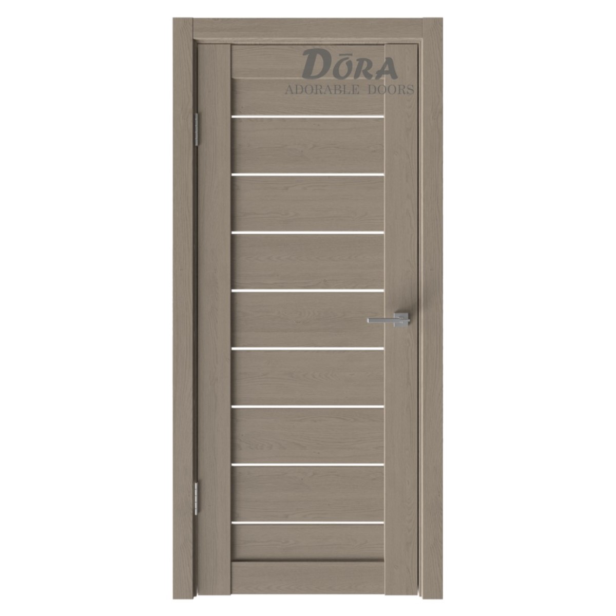 Dora Flash-8, PVC Pārklājuma, Durvju Komplekts - Vērtne, Kārba, 2 Eņģes, Ar Polipropilēna Pārklājumu