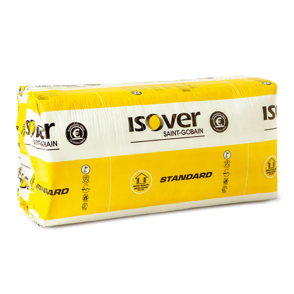 Isover Standard 36 (KL36) minerālvate loksnēs 70x610x1170mm, 9.99m2