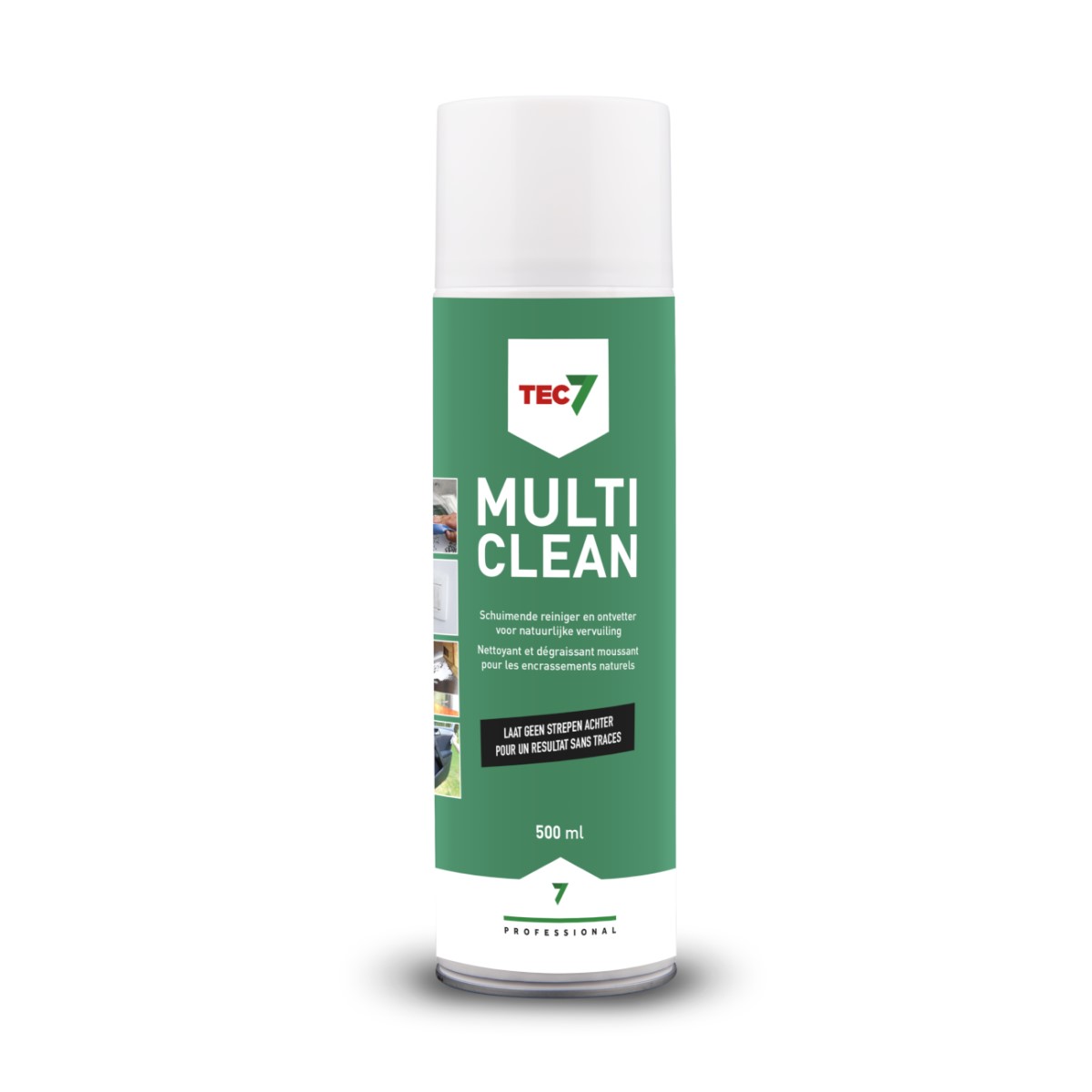 Tec7 Multiclean Putojošs tīrītājs/attaukotājs 500ml 