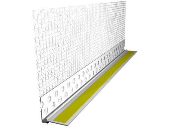 ETICS Loga pielaiduma profils ar sietu 6mm 2,4 metri