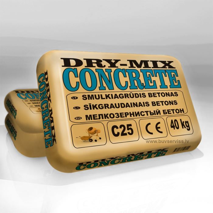 Dry-Mix CONCRETE 40kg (Sausais betons)