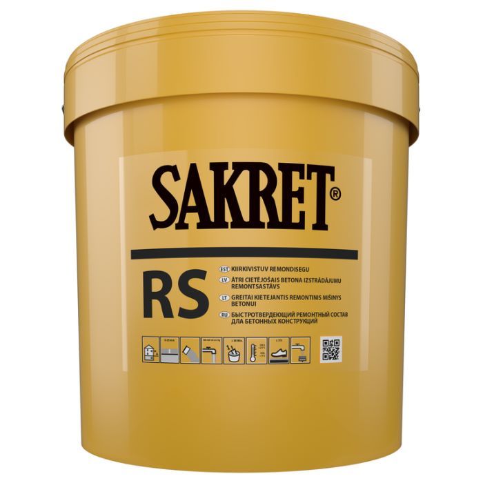 RS Sakret- Быстротвердеющий состав для ремонта бетонных изделий