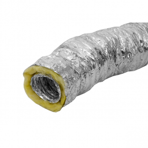 Europlast Gaisa vads uz stieples pamata, termiski izolēts, Aluflex THERMO Ø100mm-10m