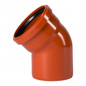Ostendorf KGB PVC Ārējās kanalizācijas līkums 45°, DN160mm