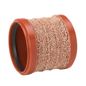 Uponor Infra Ultra Classic Ārējās kanalizācijas aizsargčaula, ar smilšu pārklājumu, D110mm