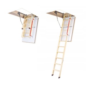 Fakro Ugunsdrošās bēniņu kāpnes, trīsdaļīgas LWF 60, 305cm, 70x130cm