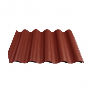 Eternit Gotika Bezazbesta šīferis, 585x920mm, 5 viļņi, sarkana