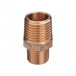 Viega Pāreja 1/2 collas x3/8 collas, ārējā vītne, bronza
