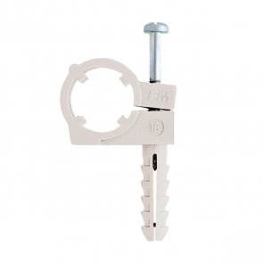 Friulsider CTN Stiprinājums kabeļiem un caurulēm ar dībeli un skrūvi, 12mm