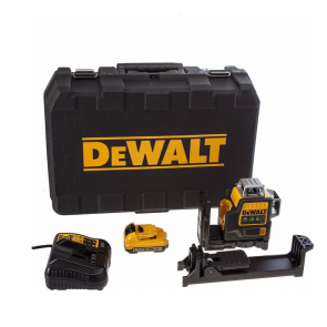 DeWalt Krustlīniju lāzera līmeņrādis, 12V, zaļš, DCE089D1G-QW