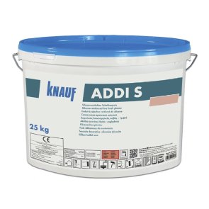 Knauf Addi S Dekoratīvais akrila apmetums, biezpiens, bāze A, 1.5mm, 25kg