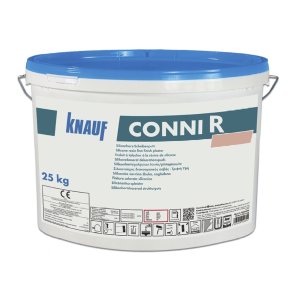 Knauf Conni R Декоративная силиконовая штукатурка «дождик» , bāze A, 3mm, 25kg