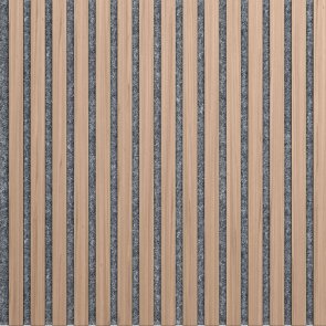 ILLI Marcato Akustiskais sienas panelis, finierēts, pelēks filcs, 600x600x18mm, rieksts