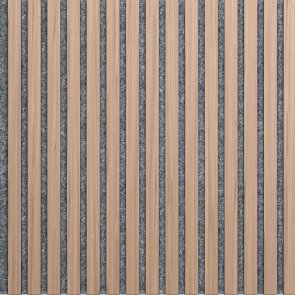 ILLI Marcato Akustiskais sienas panelis, finierēts, pelēks filcs, 600x600x18mm, 0.36m2, rieksts