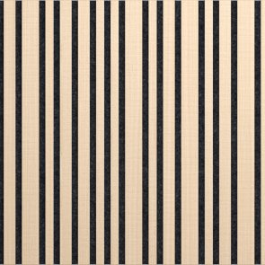 ILLI Tremolo Akustiskais sienas panelis, finierēts, melns filcs, 600x600x18mm, 0.36m2, osis