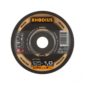 Rhodius отрезной диск по металлу XT70 , 125x1x22.2mm