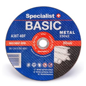 Specialist+ Basic Metāla griešanas disks, 230x2x22mm