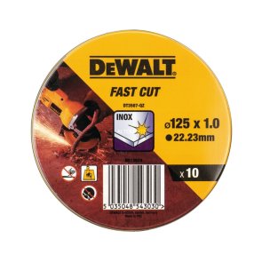 DeWalt Griezējdisks metālam, 125x1x22.23mm (10gab)