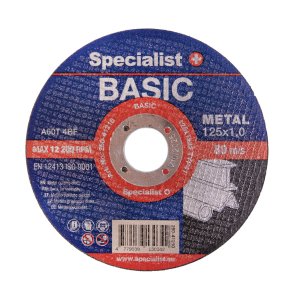 Specialist+ Basic Metāla griešanas disks, 125x1x22mm