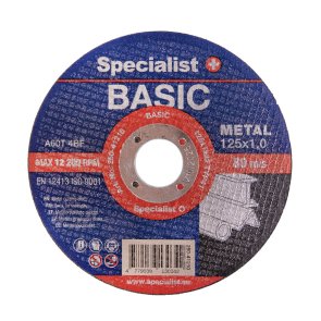 Specialist+ Basic Metāla griešanas disks, 125x1x22mm
