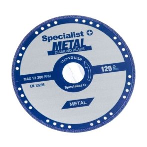 Specialist+ Dimanta metāla griešanas disks, 125x1.4x22.23mm