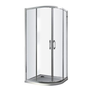 Vento Tivoli Dušas kabīne bez paliktņa, hromēts profils, caurspīdīgi Easy clean stikli, 80x80x185cm