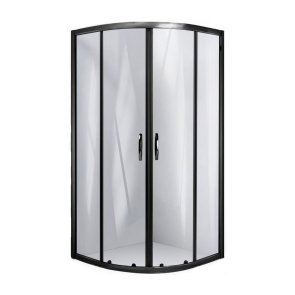 Vento Tivoli Dušas kabīne bez paliktņa, melns profils, caurspīdīgi Easy clean stikli, 80x80x185cm
