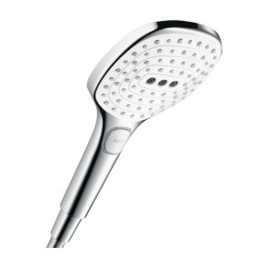 Hansgrohe Raindance Select E 120 Dušas klausule, 3 režīmi, d=120mm, balta/hroms