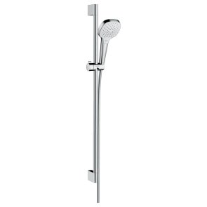 Hansgrohe Croma Select E 110 Vario Rokas dušas komplekts, sliede 65cm, balta/hroms