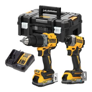 DeWalt 18V XR Instrumentu komplekts DCD805 + DCF850 (+2x1.7Ah, lādētājs, koferis) DCK2050E2T-QW