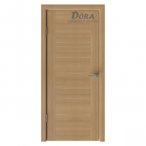 Dora Klasika D2, Ozols, Finierētu Durvju Komplekts - Vērtne, Kārba, 2 Eņģes, Pildītas, G60x200cm