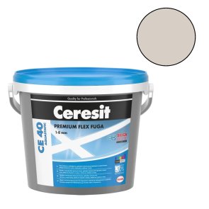 Ceresit CE 40 Elastīgs flīžu šuvotājs, sudrabpelēks (04), 2kg