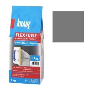 Knauf Flexfuge Universal Cementa bāzes flīžu šuvotājs, bazalta, 1kg