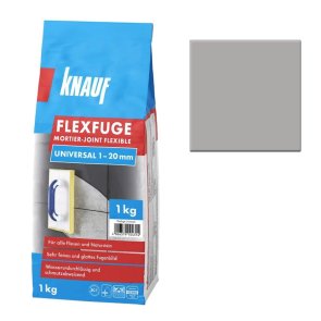 Knauf Flexfuge Universal Затирка для швов на цементной основе , cementa pelēks, 1kg