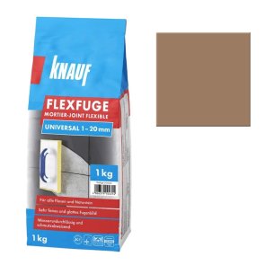 Knauf Flexfuge Universal Cementa bāzes flīžu šuvotājs, gaiši brūns, 1kg