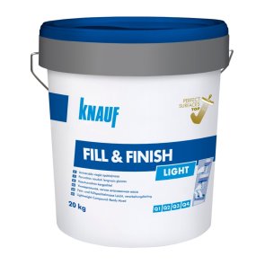 Knauf Fill & Finish Light gatavā vieglā špaktele (Zila), 20kg