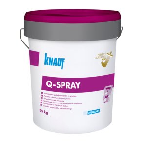 Knauf Q-Spray Готовая шпаклевочная масса для стен и потолков , 25kg