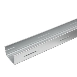 Knauf reģipša metāla profils CW-75 (Starpsienu vertikālais profils) 75/50/0.6, 2.6m
