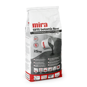 Mira 6975 Betomix Flow ātri cietējošs, pašizlīdzinošs betons (5-80mm), 25kg
